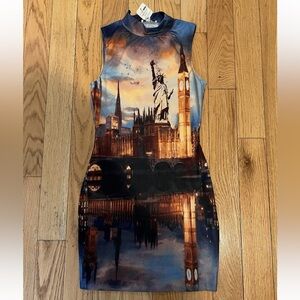 Fashion Nova City Escape Dress SMALL NWT